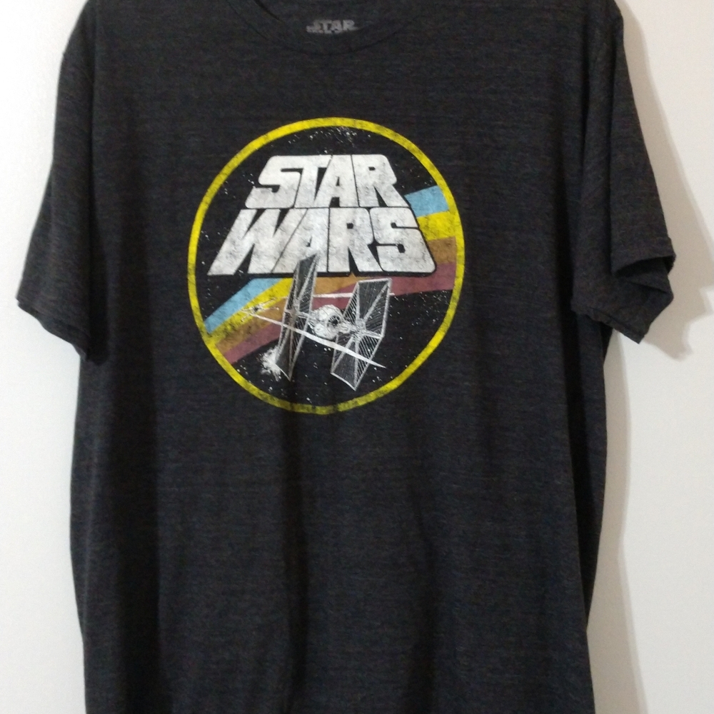 Star Wars T Shirt Gray XL Mens
